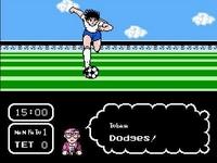 une photo d'Ã©cran de Captain Tsubasa sur Nintendo Nes